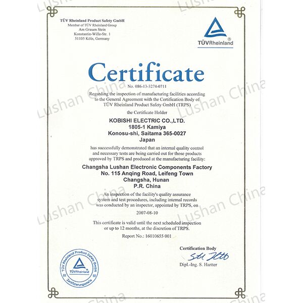 TüV工廠審核認(rèn)證